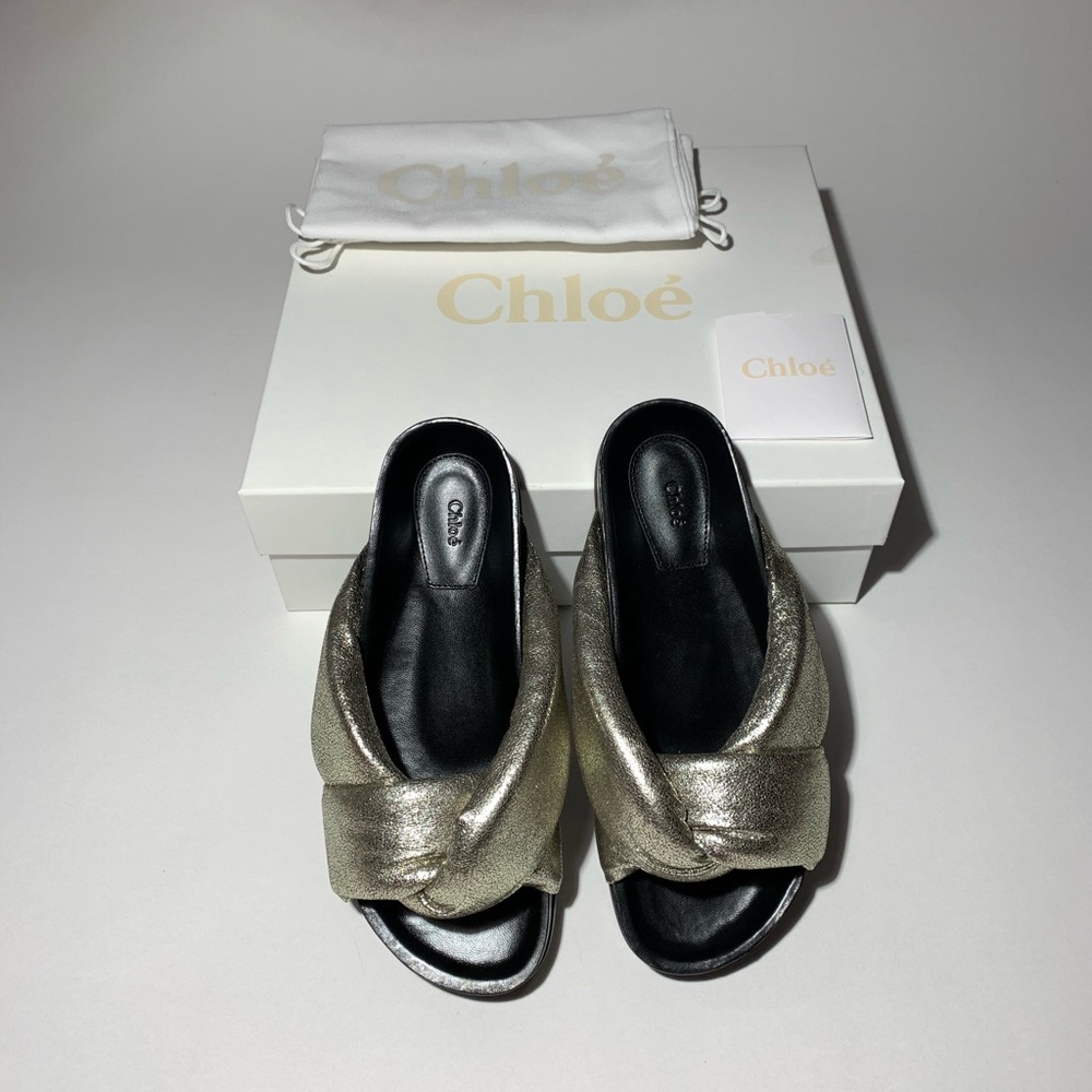 *SOLD* Chloe Nolan Flat Mule. Brand new.